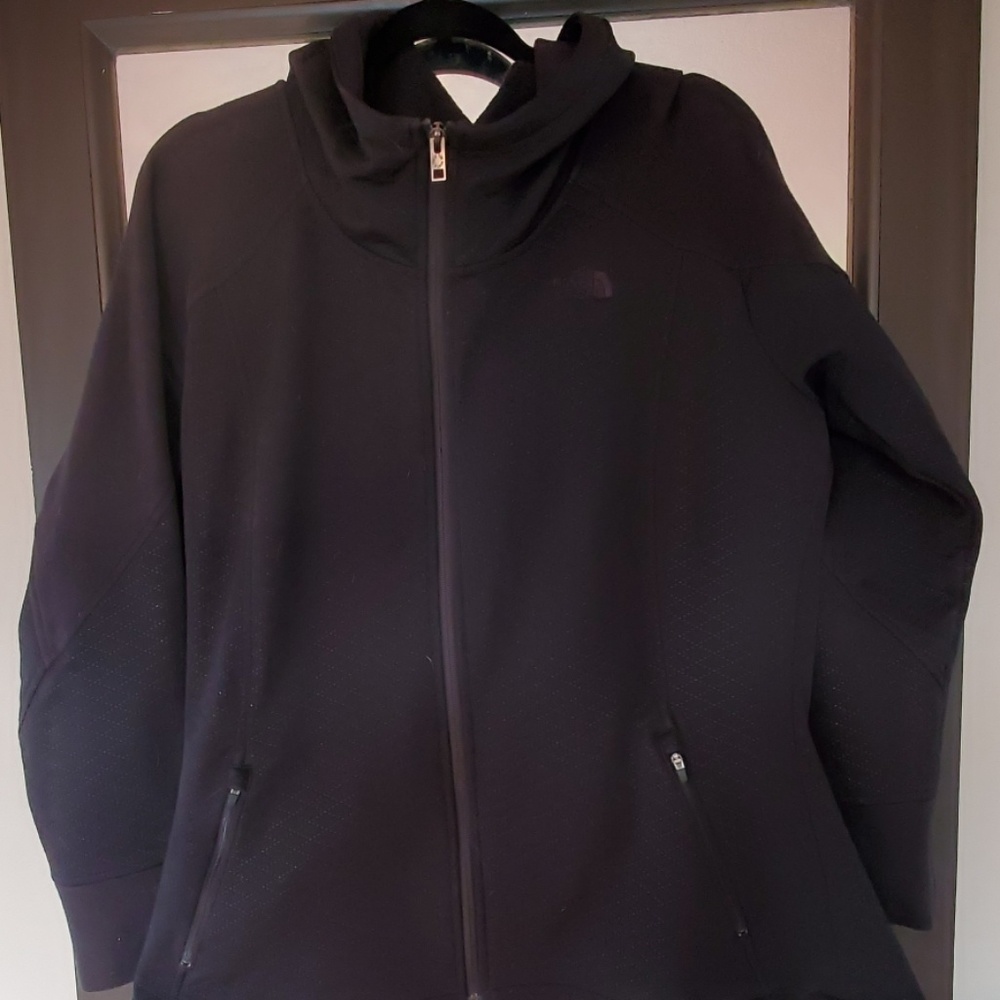 North Face Zip Hooded Sweatshirt - XL